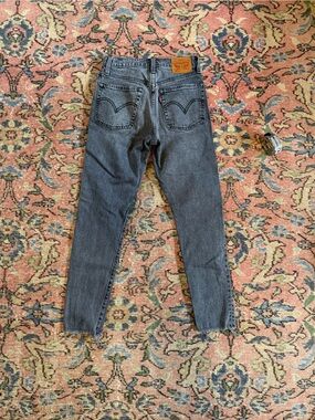 Levi's Women's 501 Jeans in Washed Black/Grey